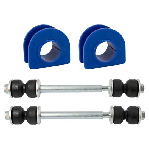 TRQ Front Suspension Kit Sway Bar Bushing Set Sway Bar Stabilizer Link Compatible with 02-06 Cadillac 99-19 Chevrolet GMC 03-09 Hummer by TRQ - Used condition - US$21.33