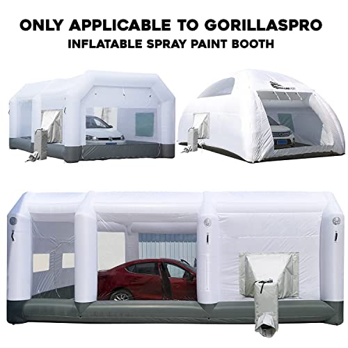 Gorillaspro Booth Indoor Overspray Diversion Suction Device(Patent Applied) - Only Applicable To Gorillaspro Inflatable Paint Booth - Suitable For 12 Inch Exhaust Fan And Pipe (Not Included) #TOP6
