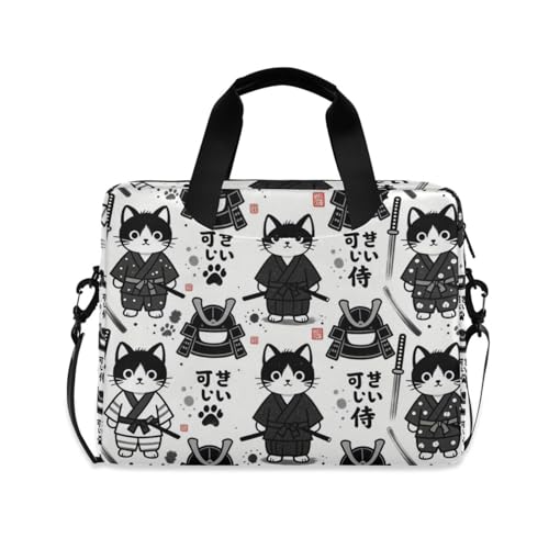 Maletín portátil para laptop 15.6" con diseño japonés miniatura 1