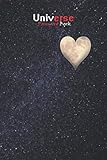 Universe Password Book: Password Logbook Tracker ( Heart shape Moon on Universe design Password book) Size 6'x9'