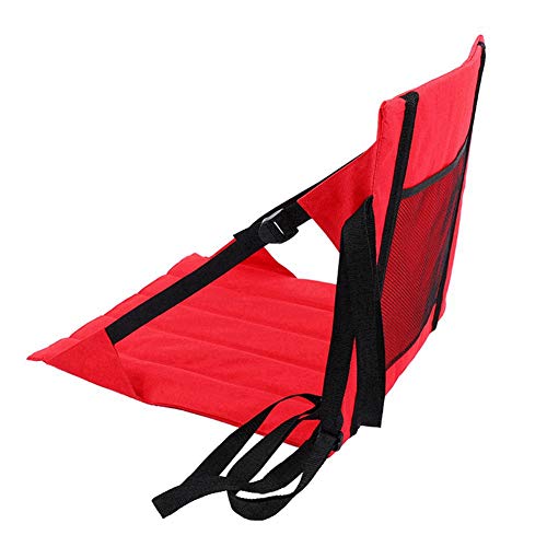 Portable Moistureproof Picnic Mat Outdoor Camping Beach Stadium Folding Seat Cushion (Red)