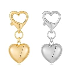 A7:2pcs Heart Keychains