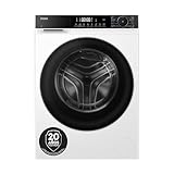 Haier X 5 HW100-BP14357UIB Lavadora Carga Frontal 10KG, Clase A-20%, Función Vapor, Tratamiento ABT, Motor Inverter, Display Digital, 1400 RPM, Inicio Diferido, Libre instalación, 14 Programas, Blanco