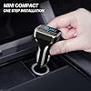 4.8A 24W Dual USB Car Charger, Volt Meter Battery Monitor with LED Voltage Amps Display, 3IN1 Digital Volt Gauge Cigarette Lighter Fast Charge for iPhone Samsung USB Charging Devices #5