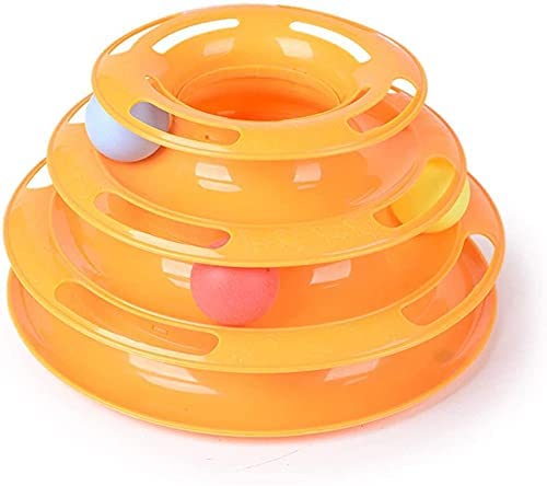 PSK PET MART Cat Toys Tower of Tracks 3 Layer cat Tower cat Toy cat Toy Tower of Tracks Roller (Colourful) (B09RGYR1SZ) Amazon Price History, Amazon Price Tracker