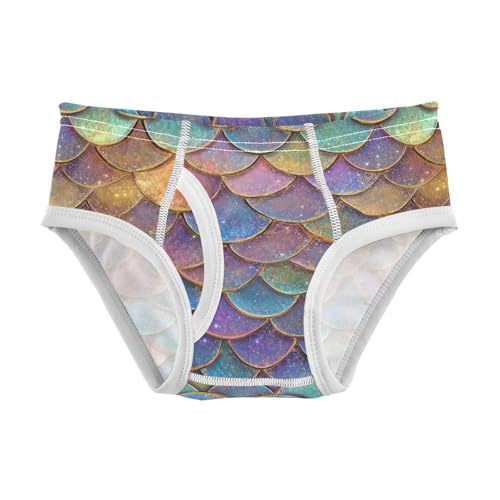 Green Purple Yellow Meramid Scale Toddler Boy's Underwear 2T 202c0140
