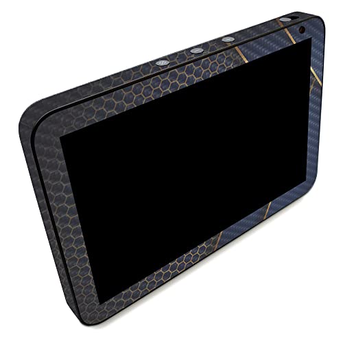 Image of MightySkins Carbon Fiber Skin Compatible with Amazon Echo Show 8 (Gen 2) - Modern Hex | Protective, Durable Textured Carbon Fiber Finish | Easy to Apply | Made in The USA