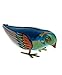 Un Jeu Des Jouets - Oiseau Qui picore comme Un Vrai Jouet mécanique en métal à clé Réédition Ancien.