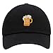 JPAK Beer Mug Premium Dad Hat Embroidered Baseball Cap Party Black