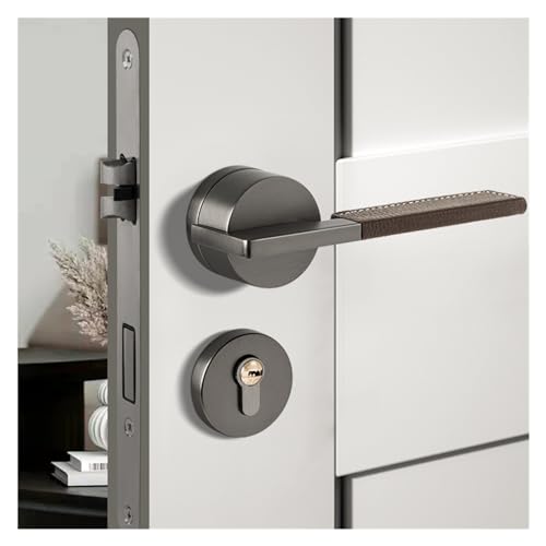 Cerradura de puerta dividida de lujo para interior de casa moderna 3