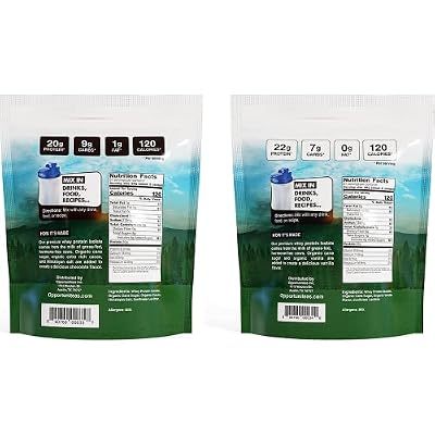 Opportuniteas Grass Fed Vanilla Choco Whey Protein Isolate Powder - 20g Protein Powder Without Artificial Sweeteners, Hormone-Free Cows, Non GMO - 5lb