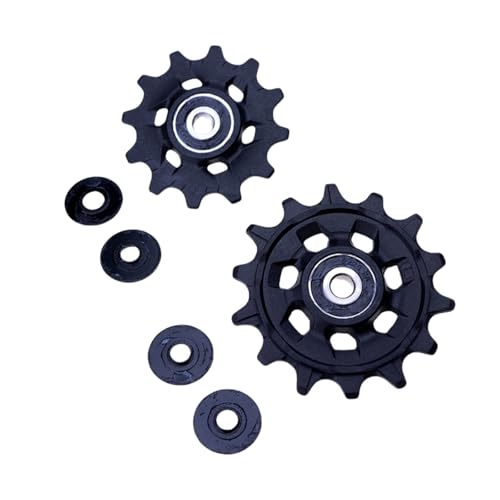 YYunying Set di Pulegge per Deragliatore Posteriore 12 Velocità 12T+14T Compatibile con Eagle XX1 X01 GX SX, Nero