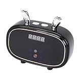 Cuifati Telecamera di Sicurezza con Orologio e Rilevamento del Movimento Telecamera Intelligente con Visione Notturna Audio Bidirezionale Grandangolare da 130° per la Sorveglianza