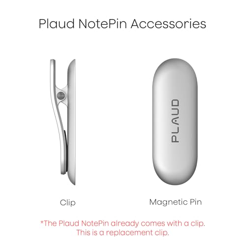 image for Replacement Magnetic Clip and Pin Attachments for Plaud NotePin (*NOT 