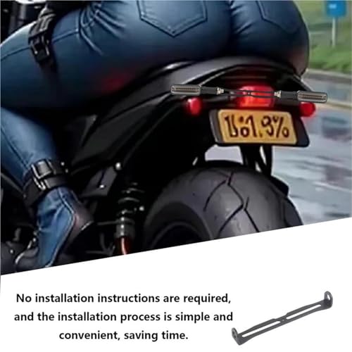 Soporte de luces giro para motocicleta ideal para instalar faros auxiliares en la barra 5