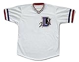 CRASH DAVIS DURHAM BASEBALL JERSEY STITCH SEWN NEW Shirt