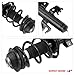 A-Premium Front Complete Strut and Coil Spring Assembly Compatible with Jeep KL Series Cherokee 2014 2015 2016 2017 2018, FWD, 2-PC Set