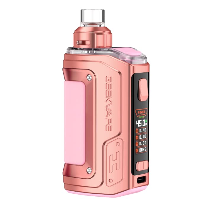 GEEKVAPE Official H45 Aegis Hero 2 Pod Kit 45W Integrated 1400mAh Battery B  Series Coils Vape Kit Ecig Ecigarette No Nicotine (Crystal Pink), 1.0 count  : Amazon.co.uk: Health & Personal Care
