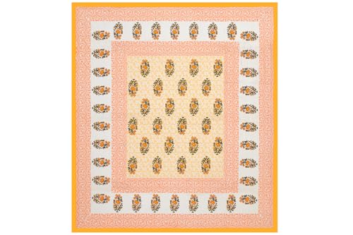 Image of Monique Bedsheet Set | 144 TC Cotton Bedsheet for Double Bed with 2 Pillow Cover