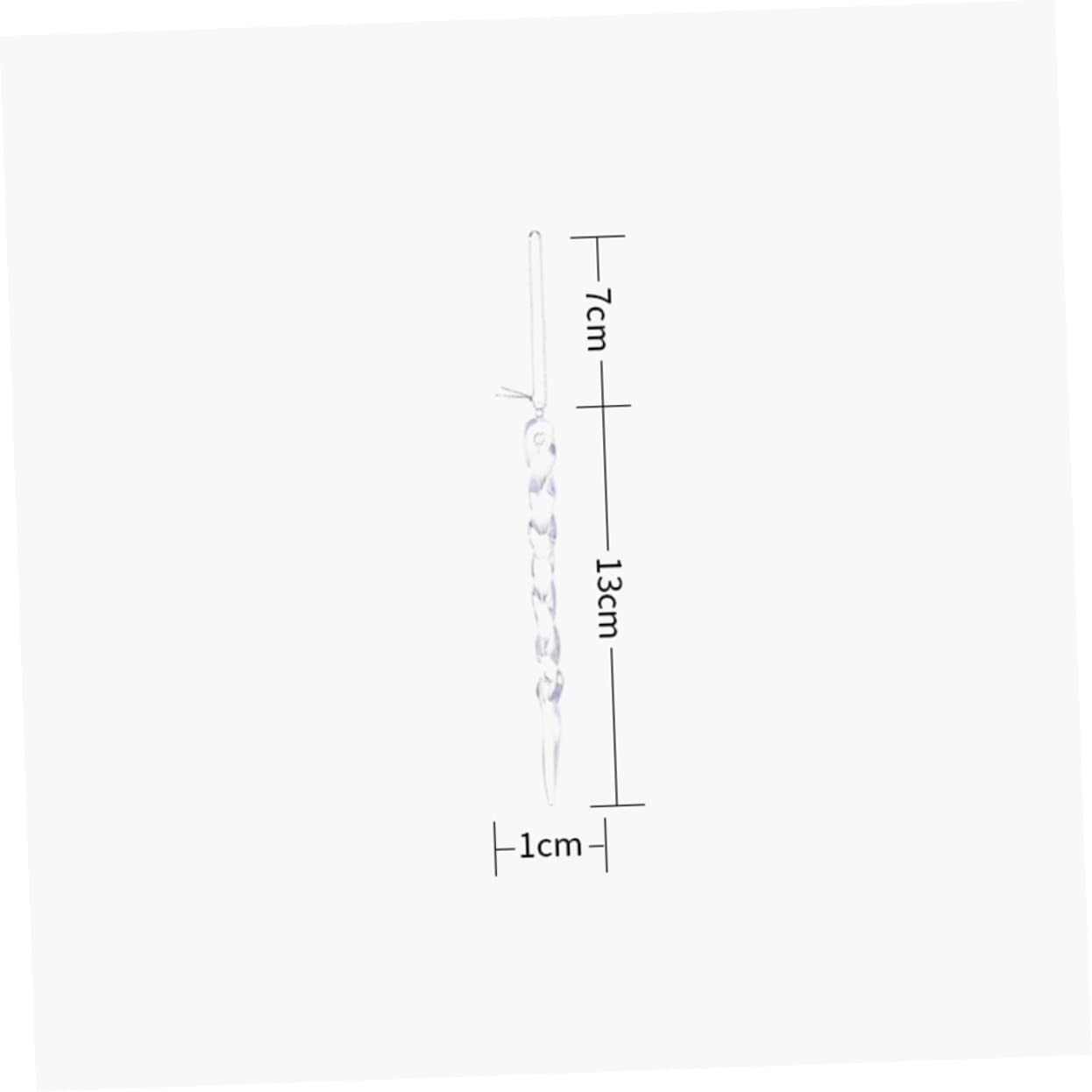 Eiszapfen Baumdeko 192 STK Dekorative Eiszapfen Weihnachtsanhänger Zum Aufhängen Partydekoration Weihnachtsbaum Hängende Weihnachtsanhänger Dekoration Ornament Acryl