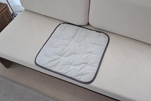 Grounding Square Pad for Sleep-Stainless Steel Fabric, 20x20 inch, Lightgrey Color, Dog and cat grounding mat