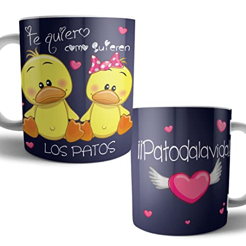 Taza Original Personalizada con Nombre y Frase | de Cafe Desayuno para Regalar (Patoalavida) Cover