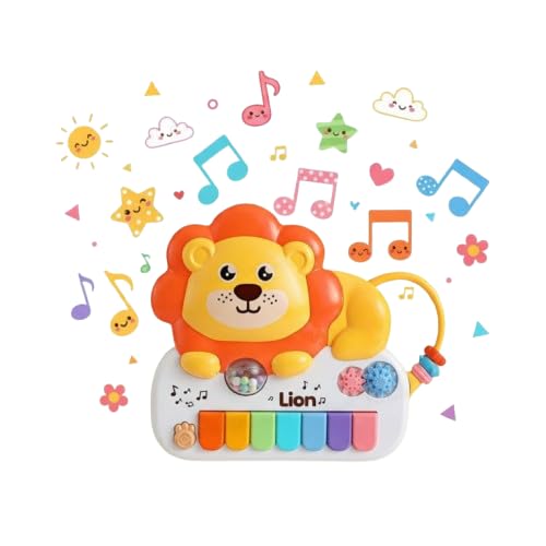 HERBASTRY Crab Piano for Kids - Musical Toy for Toddlers, Educational Piano for Boys and Girls Musical Keyboard Toy with Lights, Early Learning Musical 2
