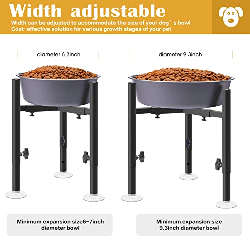 Csd Dog Bowl Stand - Dog Feeder Bowl Holder - Elevated Bowl Holder For Pet - Raised Dog Bowl Stand - Adjustable Dog Water Bowl Holder For All Dog Breeds - Study & Durable Dog Feeder Stand #TOP4