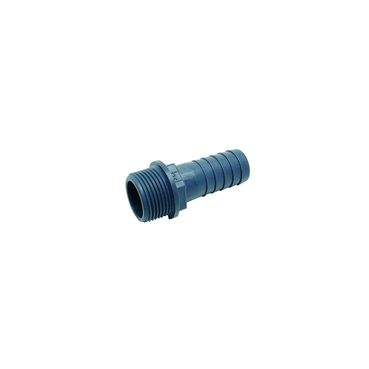 BIGSHIP Raccord cannele plastique 19mm - 3/4