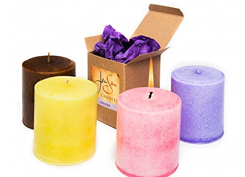 Kindred Essence Bayberry Scented Pillar Candles For Christmas Holiday | Handmade | Home Fragrance | Decorative | Strong Scent (Bayberry, 3 X 3.75) #TOP6