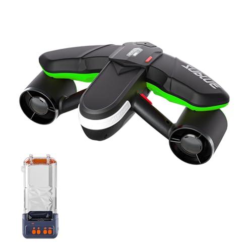 Navbow Underwater Scooter (Green) with H1 Smart Waterproof Phone Case Bundle Set