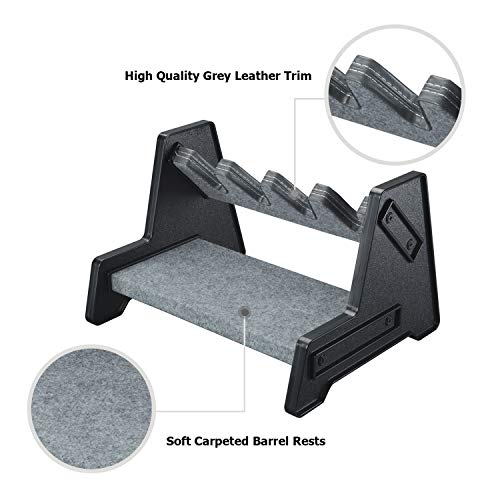 Mind and Action Deluxe Gun Rack for Pistol/Handgun Safe Storage Accessories (4 Gun Holders) - Thumbnail 5