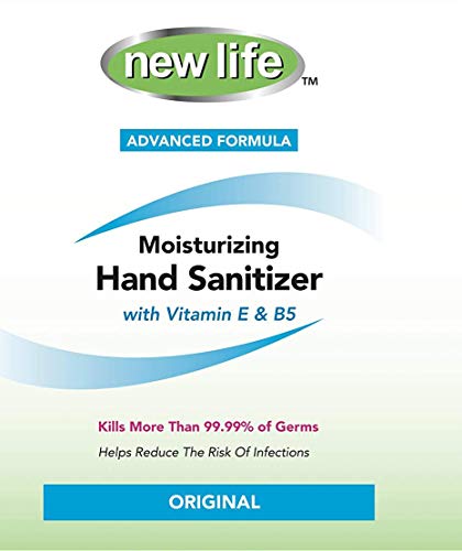 Newlife Hand Sanitizer With Vitamin E & B5 - Kills Germs Without Soap & Water - Refreshing Gel, Made In Usa - 7.8 Oz, 3 Pack #TOP3