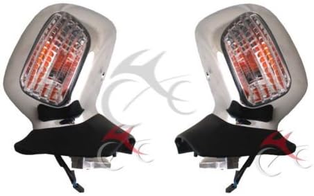 Miniatura 2 de TCT-MOTORPARTS Espejos retrovisores con intermitentes para Honda Goldwing GL1800 GL 1800 2001-2011 GL1800 AudioComfortNaviXMABS