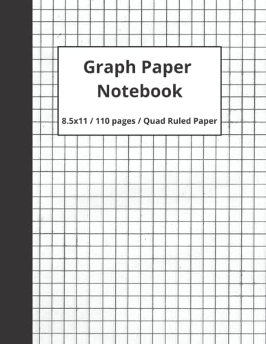 Graph Paper composition Notebook: Grid Paper Notebook for Math and Science Students school, Quad Ruled 5x5, 110 Sheets, 8.5x11