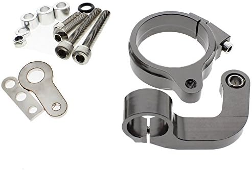 FXCNC Racing Motorcycle CNC Steering Damper Stabilizer Buffer Mounting Bracket Kit Compatible with R1200CL R1200GS 2013 2014