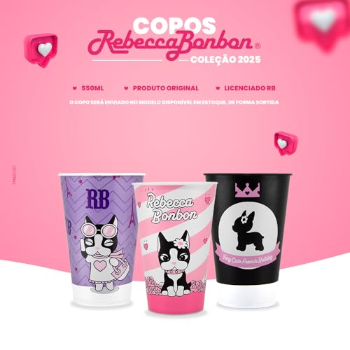 Kit RB Mochila Costas Pompom Lancheira Térmica Linha Holográfica Rebecca Bonbon Coleção Escolar 2025