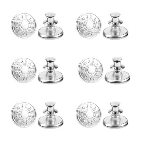 Lmyzcbzl Botones para Jeans Retráctil Vaqueros Cover