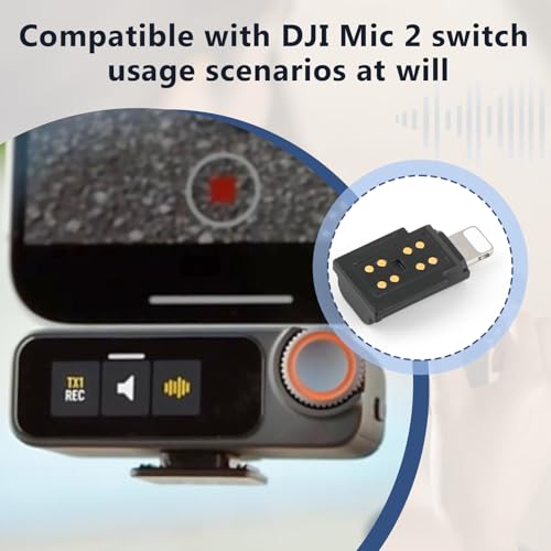 Adaptateur micro pour DJI Mic 2 iPhone connecteur Lightning accessoire audio