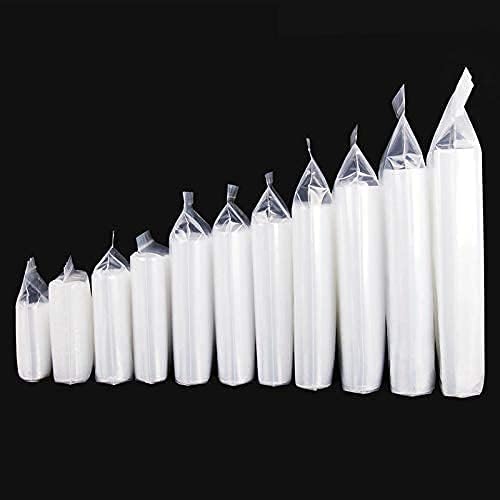 CLVEDU 100Pcs Ziplock Bags Extra Heavy-Duty Plastic Resealable Grip Seal Bags Packaging Bags Zip Lock Poly Bags Zipper Clear Ziplock Bags (4 x 6cm)