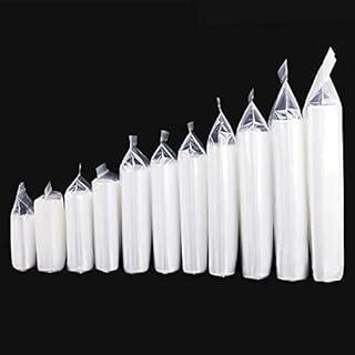 CLVEDU 100Pcs Ziplock Bags Extra Heavy-Duty Plastic Resealable Grip Seal Bags Packaging Bags Zip Lock Poly Bags Zipper Clear Ziplock Bags (4 x 6cm)