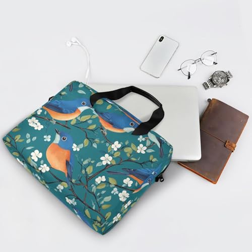 Funda para portátil con correa y asa 15.6 pulgadas azul miniatura 7