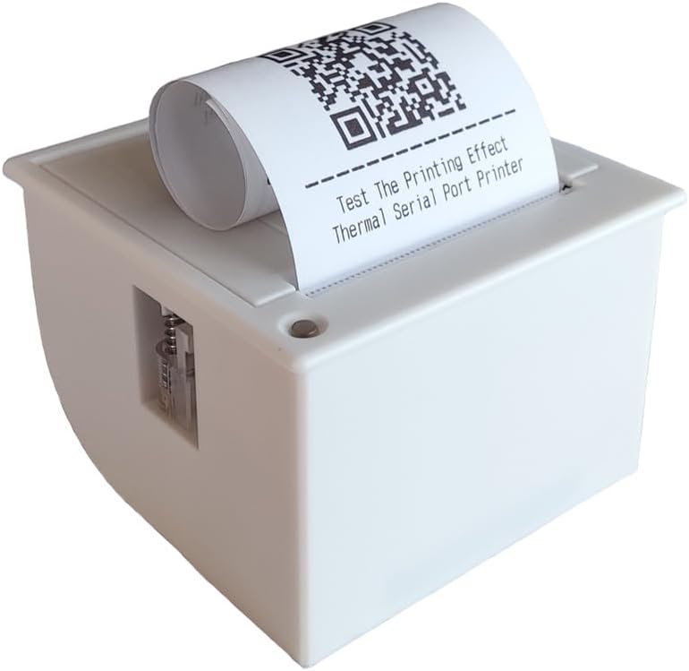 White 58mm Embedded Thermal Bill Printer RS232/TTL Micro Panel Ticket Thermal Receipt Serial Printer Module 5 to 9V