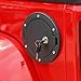 Fuel Door Cover JeCar Locking Gas Cap Cover for 2007-2018 Jeep Wrangler JK & Unlimited