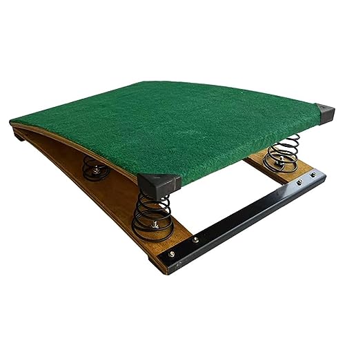 ZARBAILRE Pro Curved Spring Board, Home Gym Gymnast Vault Gymnastics Equipment, Extra Heavy Duty Gymnastics Springboard for Adults Athletes, Load 110kg / 250lbs
