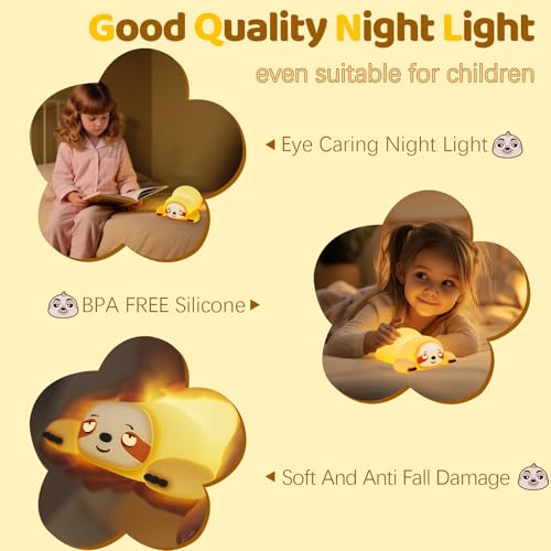 Lámpara de noche silicona con luz LED recargable miniatura 5
