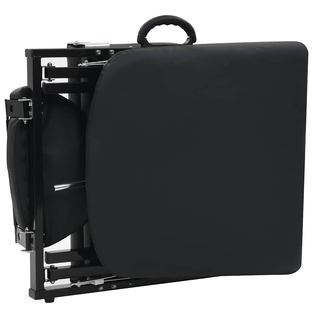 Generisch Gesichtsbehandlungsstuhl Tragbar Kunstleder 185x78x76cm Schwarz,Gesundheit & Schönheit,Körperpflege,Massage & Entspannung,Massagestühle,24.25KG,110160