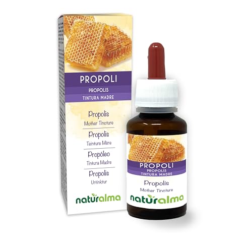 Propolis (Propolis) harts Alkoholfri modertinktur Naturalma - Flytande extrakt i droppar 60 ml - Kosttillskott
