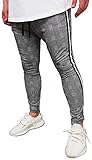 (fällt kleiner aus , siehe Größenangaben) Graue Jogger Röhre with Sidestripes + schwarz weiße Seiten-streifen //// Material: Baumwolle, Herren Outdoorhose zerissen bleach used-look Herbst destroyed röhrenjeans Winter Jogginghosen Softshellhose atmungsaktiv funktionshose berghose no Skihose Trekkinghose Wanderhose Designer Chino Trainingshose Camouflage Hose Stoff Chinohose Regular Fit Herren Cargo Hose Freizeithose Regular Fit Mehrfarbig Army Militär Herren Schlafanzughose winterhose lange kurze