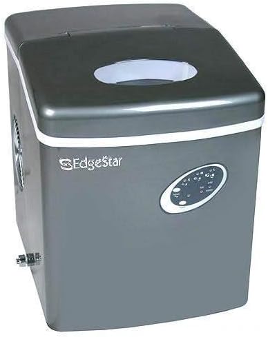 Edgestar IP210TI Titanium Portable Ice Maker, Gray